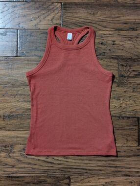 Old Navy racer back tank top rust size XS
